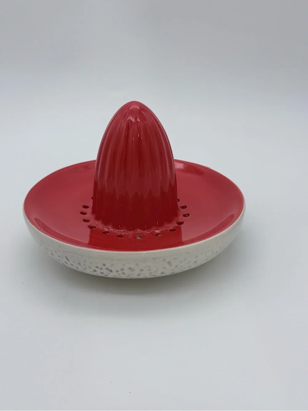 Vintage Cracker Barrel 2pc Santa Claus Juicer Reamer & Jug 8”